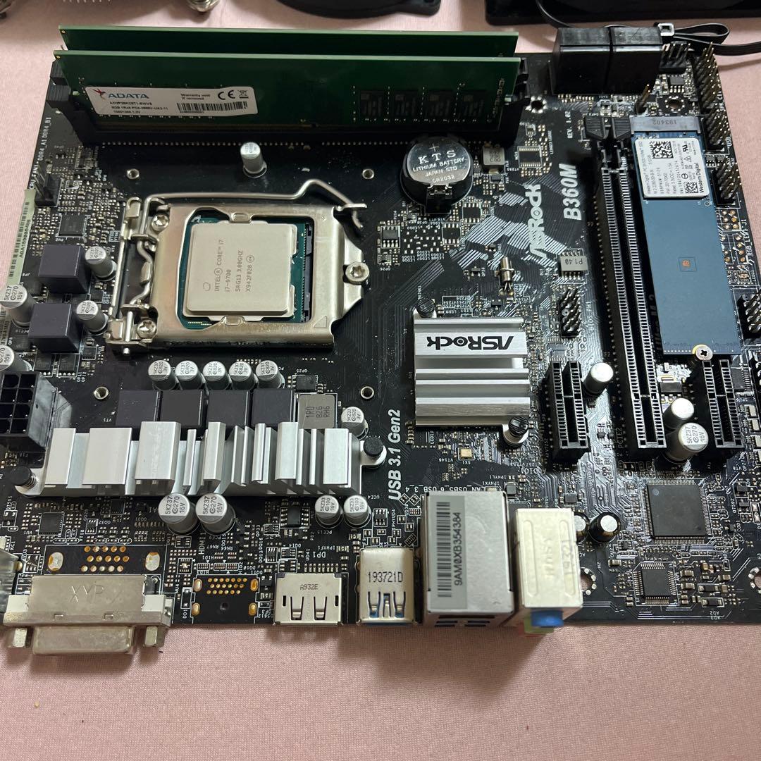 ASRockマザーボード CPU メモリーカード ファン