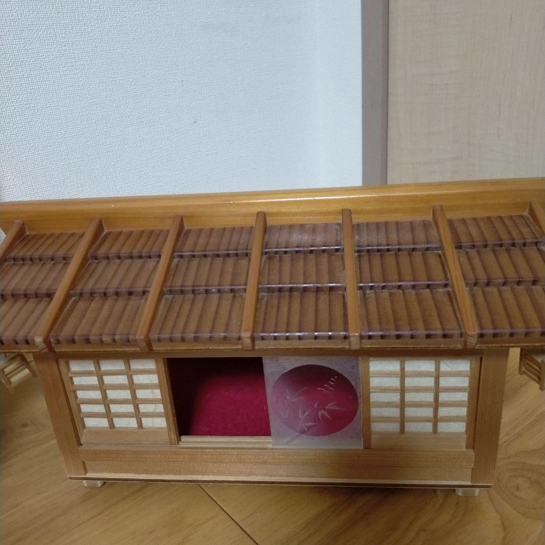 【美品】屋形船　木工職人　手仕事　木工細工　舟盛り