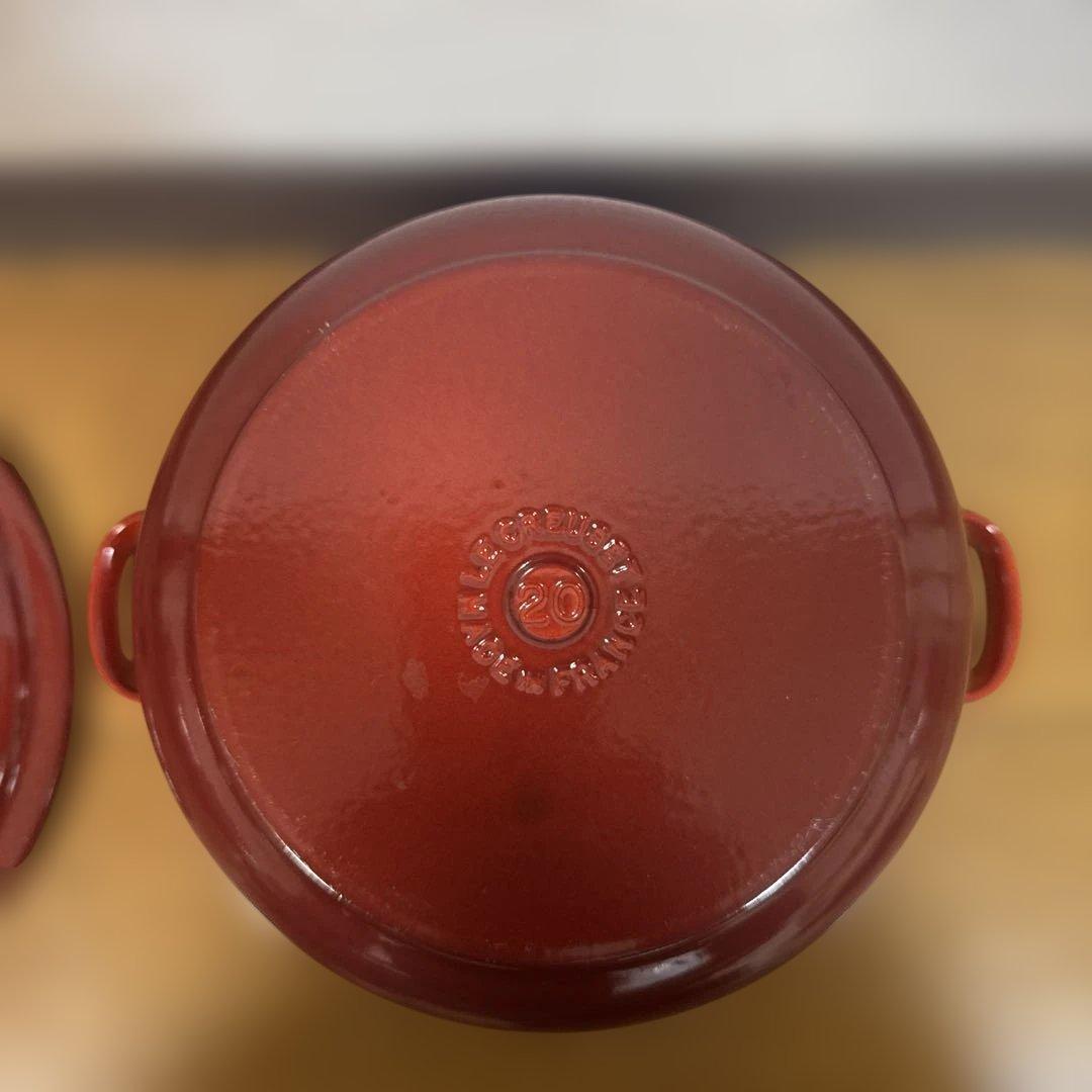 ル・クルーゼ ココットロンド 鍋 20cm レッド