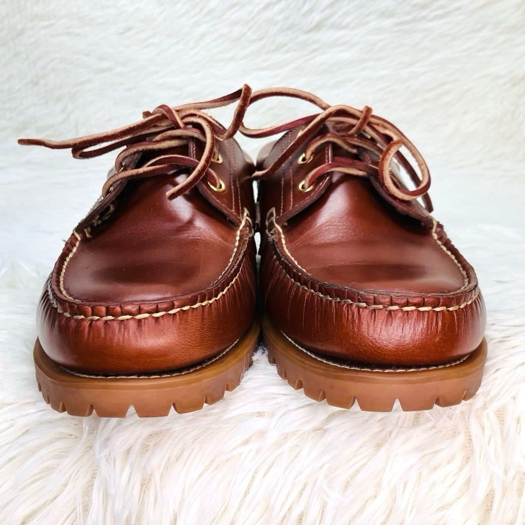 【極美品】REGAL26.5リーガル 3eye JE38 デッキシューズ レザー