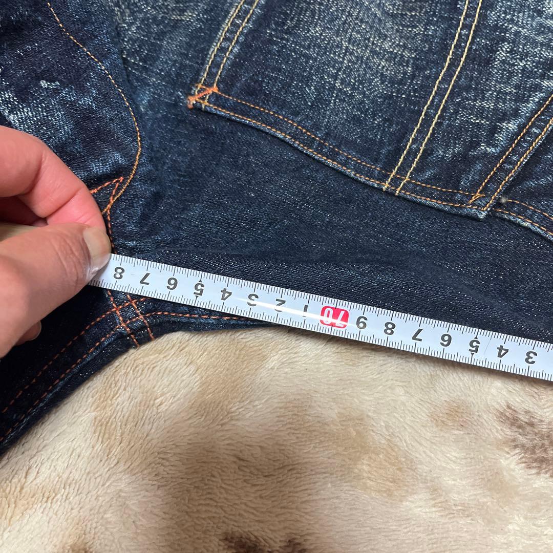 ［カバめん］EIGHT-G デニム　オーバーオール　ツナギ　W34