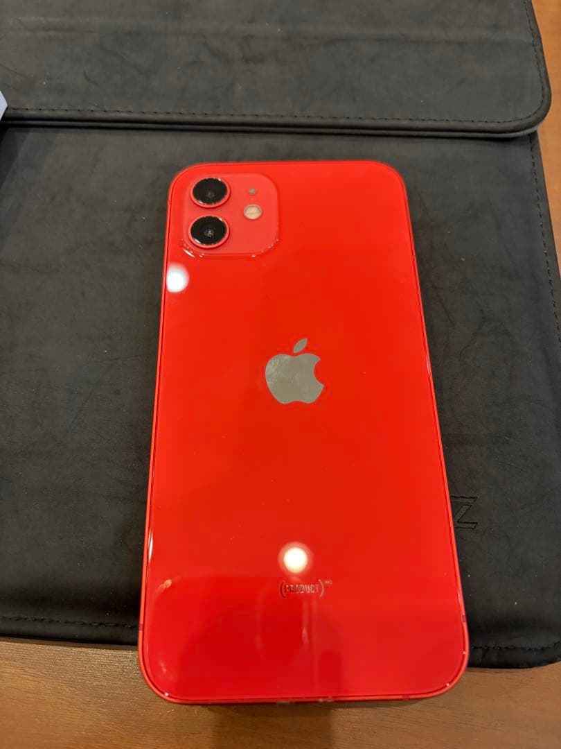 iPhone 12 (256GB)レッド箱あり稼働品新品ケーブル付SIMフリー