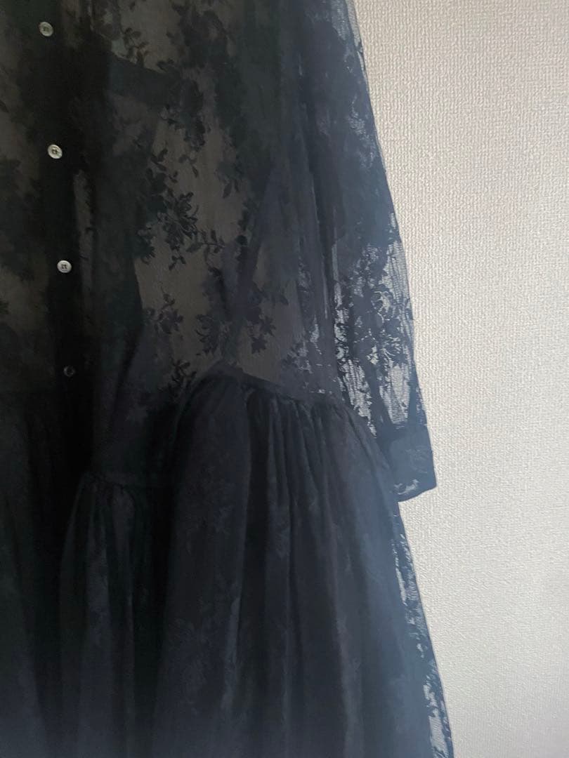 値下げ 美品 COMME des GARCONS コムコム シャツワンピース