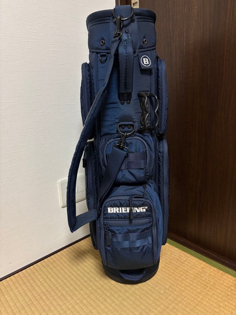 ブリーフィング　キャディバッグ　CR-06 #01 ネイビー ヘッドカバー付き