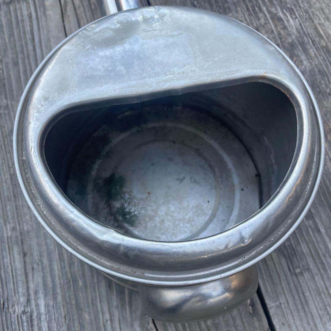 根岸産業「ステンレス製 竿長如雨露 (じょうろ)4号」【ジャンク品】