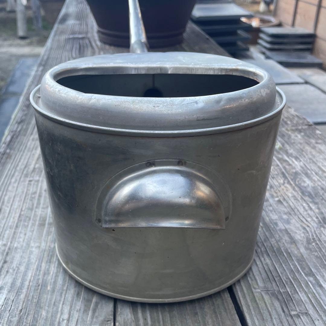 根岸産業「ステンレス製 竿長如雨露 (じょうろ)4号」【ジャンク品】