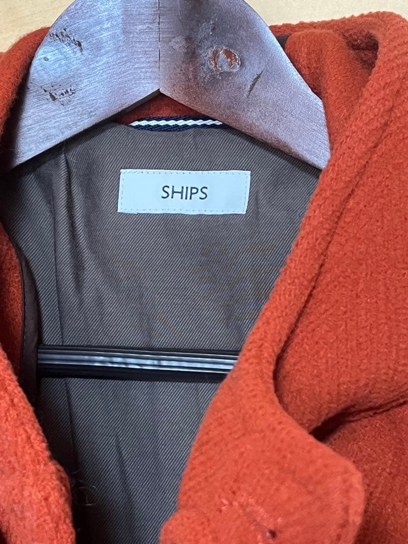 SHIPS ダッフルコート オレンジ