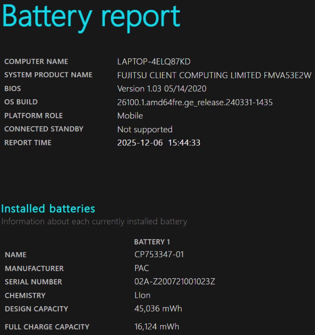 富士通 LIFEBOOK AH53/E2 i7 10510U 2TB 32GB