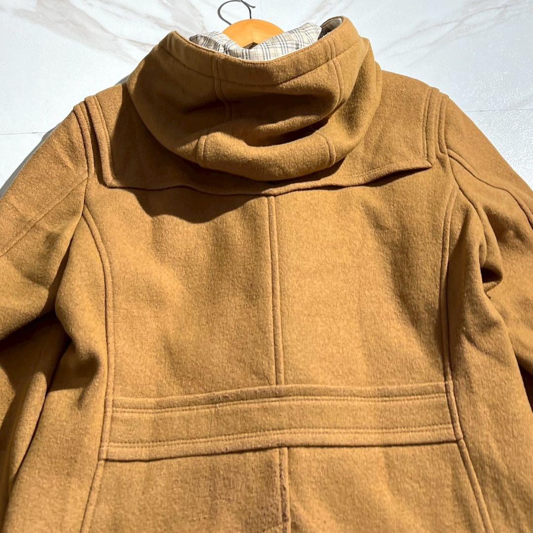 【希少】バーバリーブラックレーベル ダッフルコート ノバチェック イエロー L