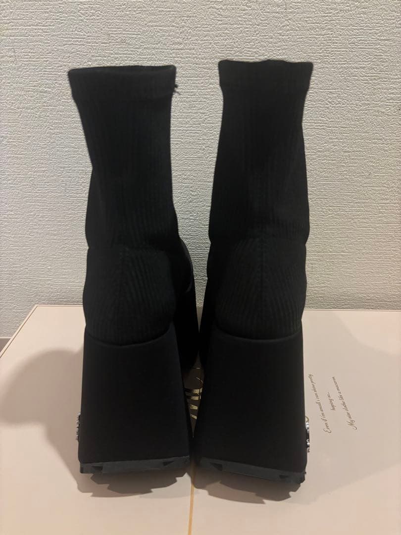 12cm盛れるショートブーツ ミシェルマカロン michellMacaron S