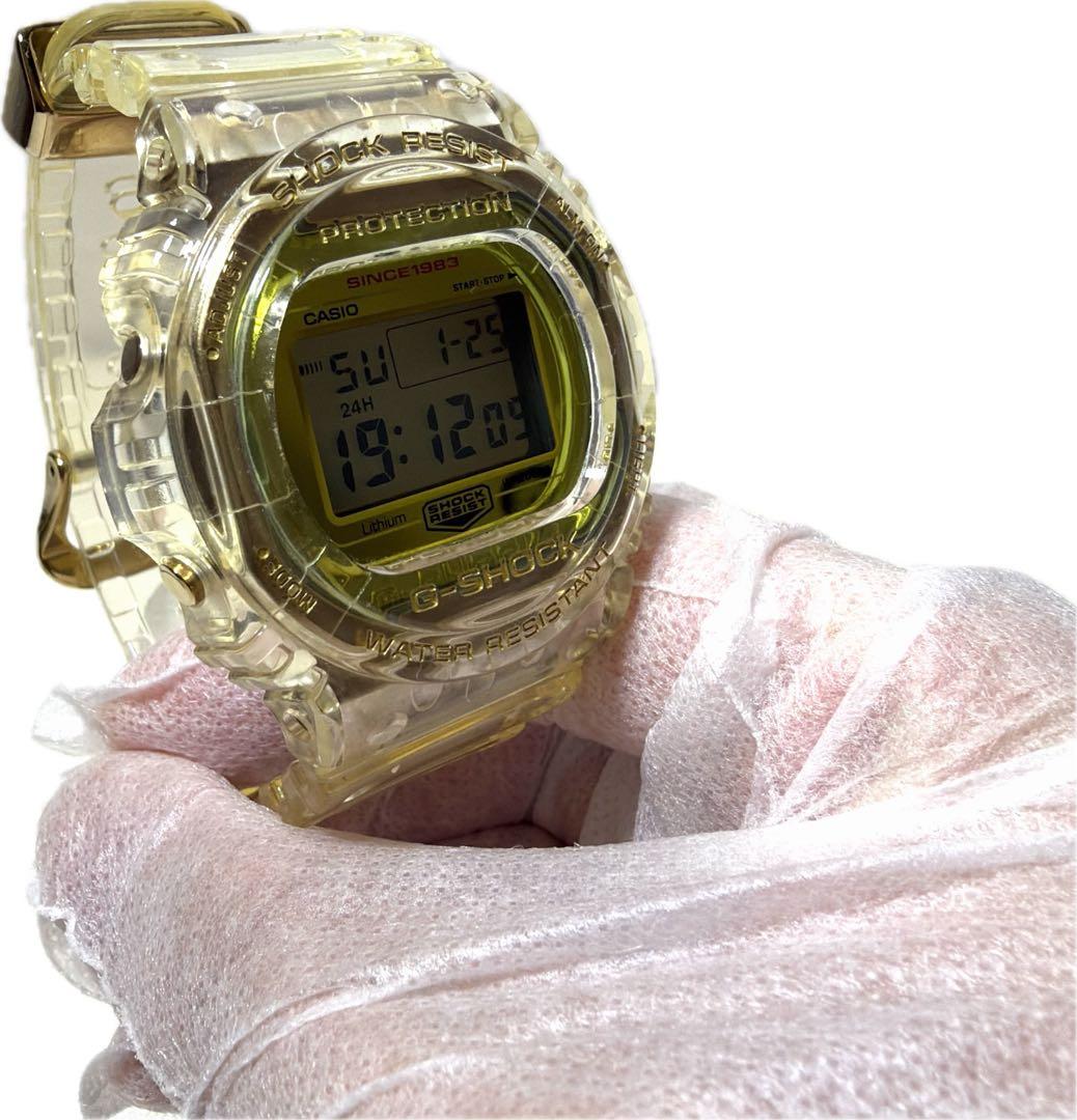 【限定】G-SHOCK 35周年記念 グレイシアゴールド DW-5735E