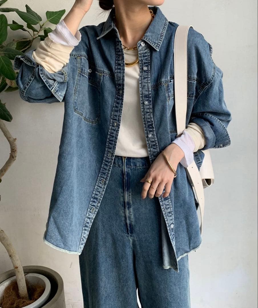 DOU DOU デニムシャツ