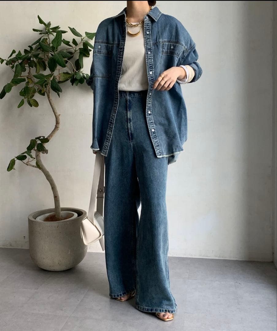 DOU DOU デニムシャツ