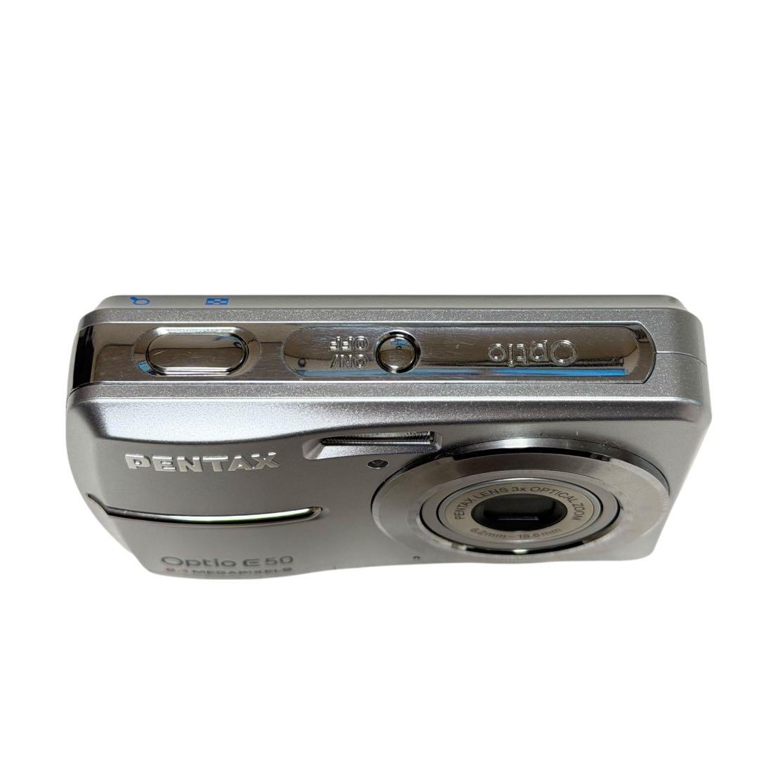 （極美品）PENTAX Optio E50 コンパクトデジカメ 乾電池式