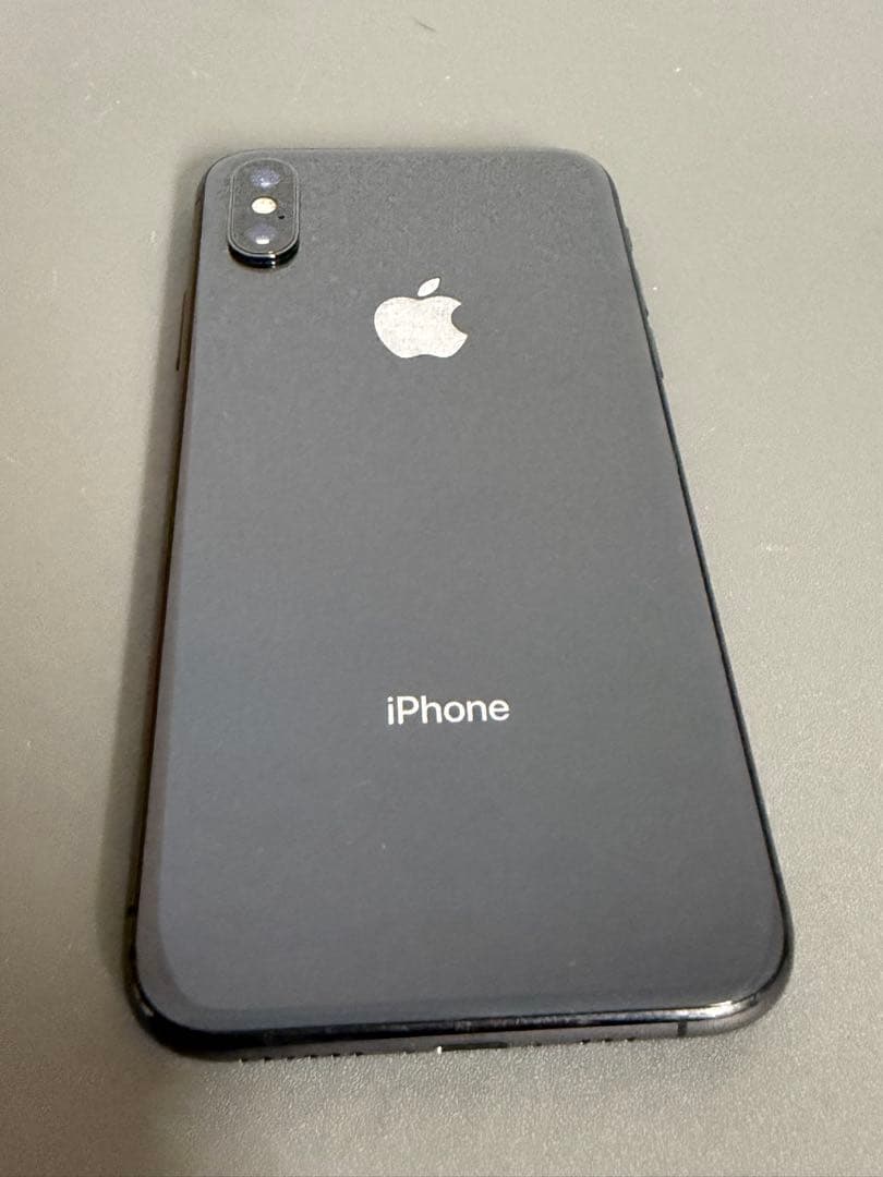 Apple iPhone Xs スペースグレー イヤフォン付き