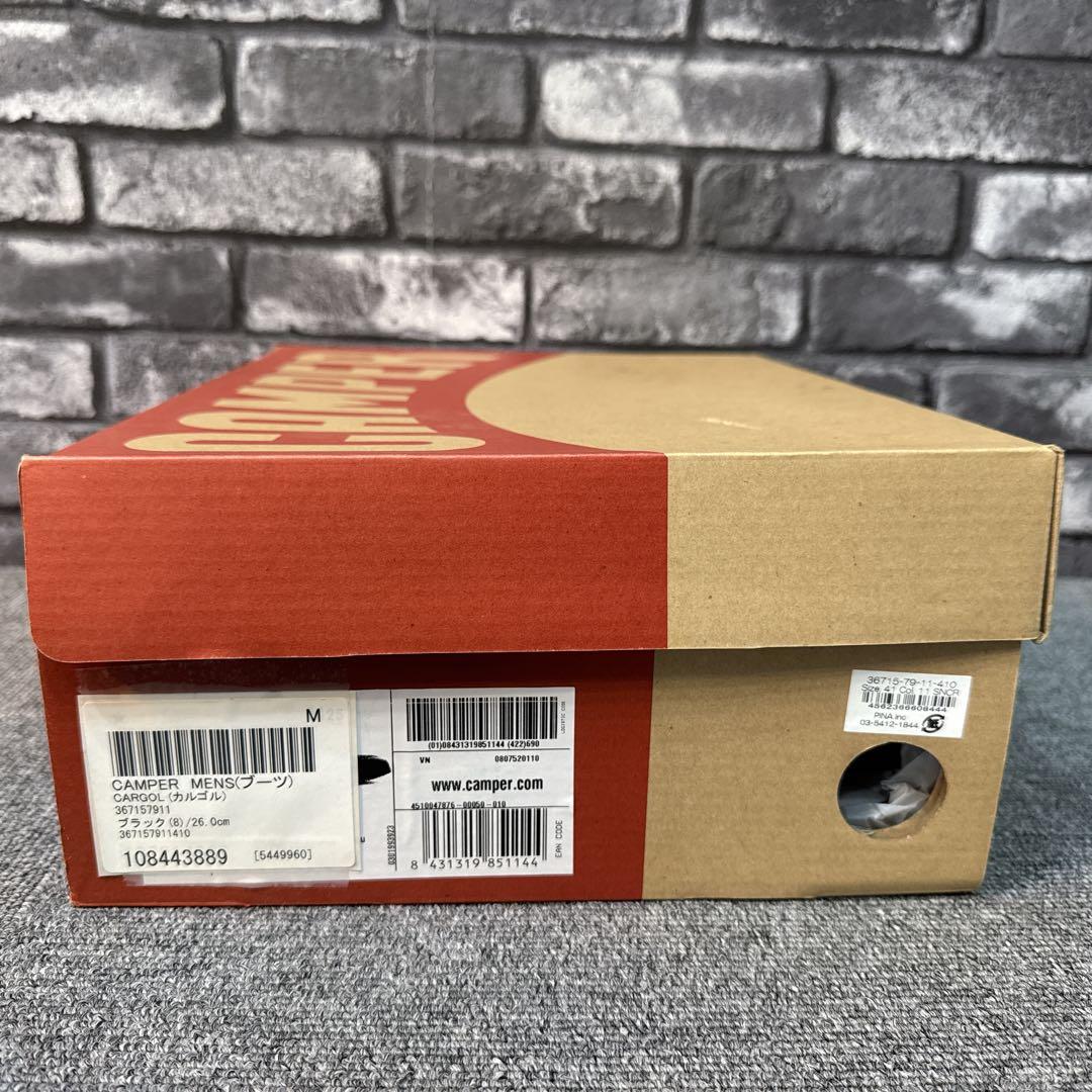 カンペール サイドゴアブーツ 黒 41