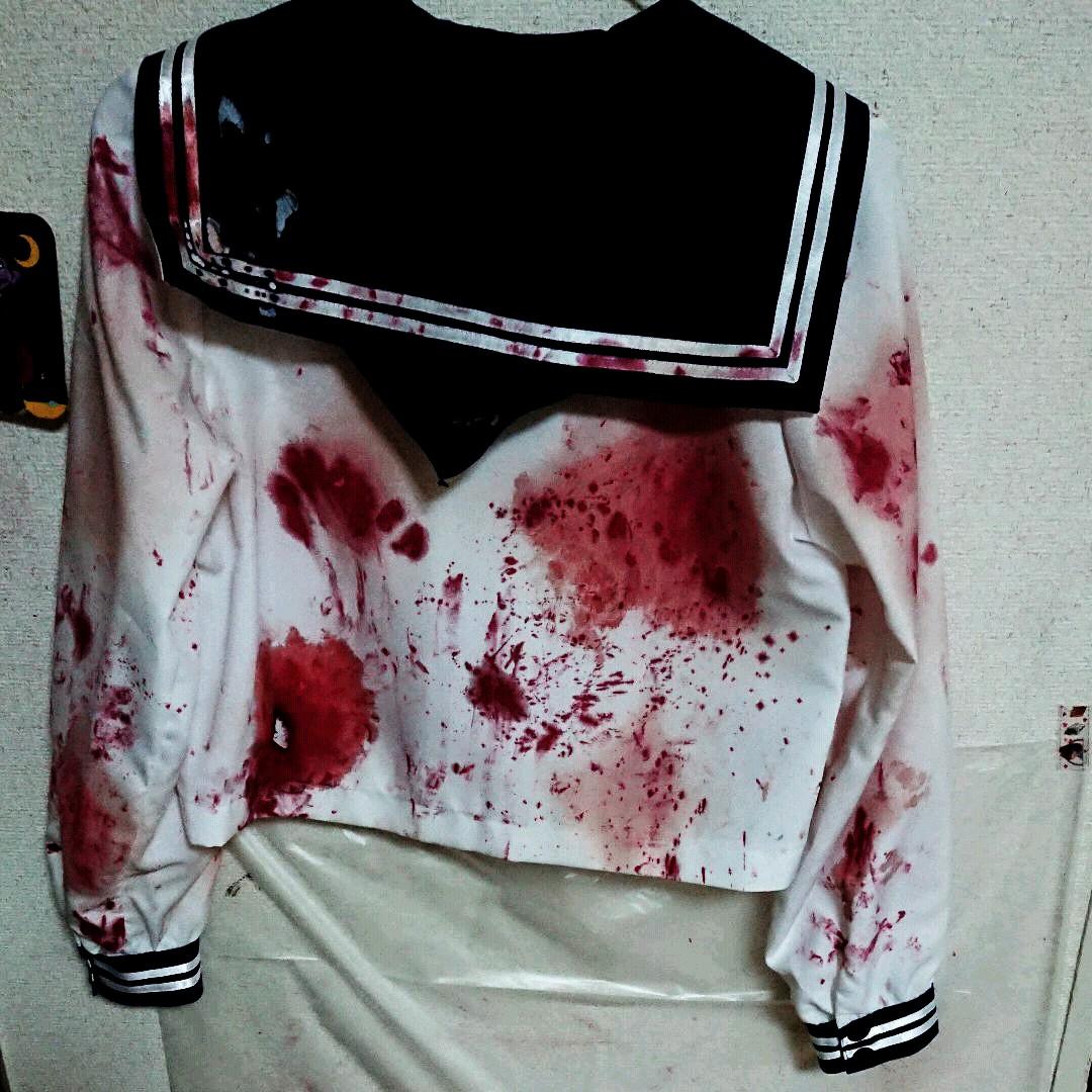 【完成】オーダー 血のり加工 衣装