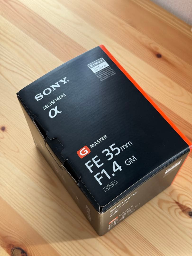 SONY 35mm f1.4 GM 単焦点レンズ