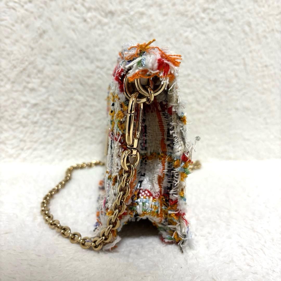 FURLA フルラ 1927 2way ミニ ツイードショルダーバッグ