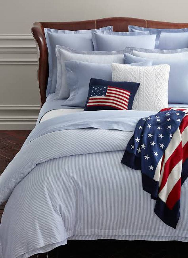 未使用ラルフローレン　シングルコンフォーターカバー&ピロケース2枚セット　バラ