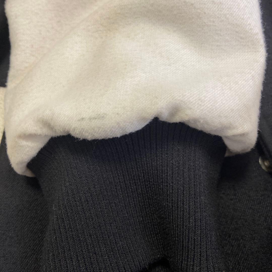 adidas スタジャン 中綿入り黒/白Ｌ