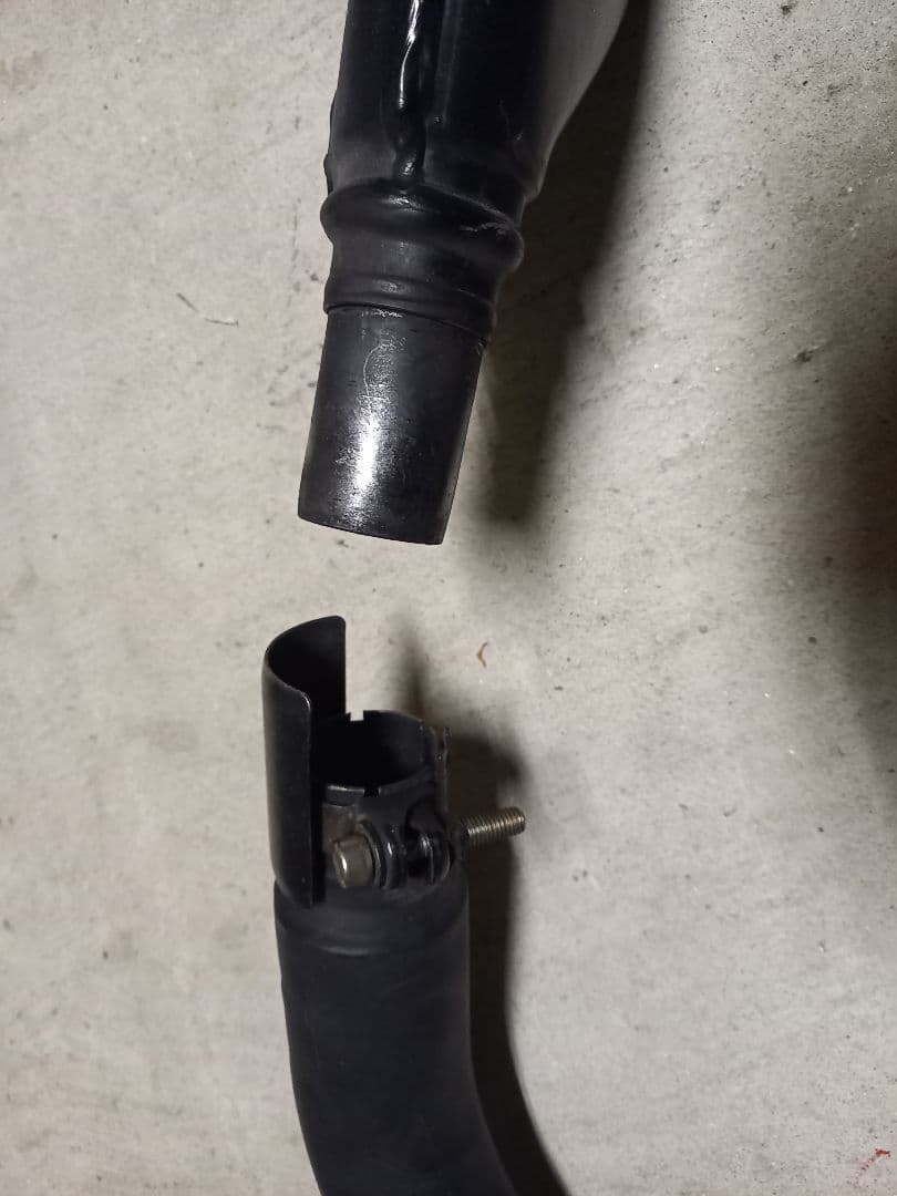 インパルス　GSX400 GK7CA　純正マフラー　WR'Sサイレンサー　車検