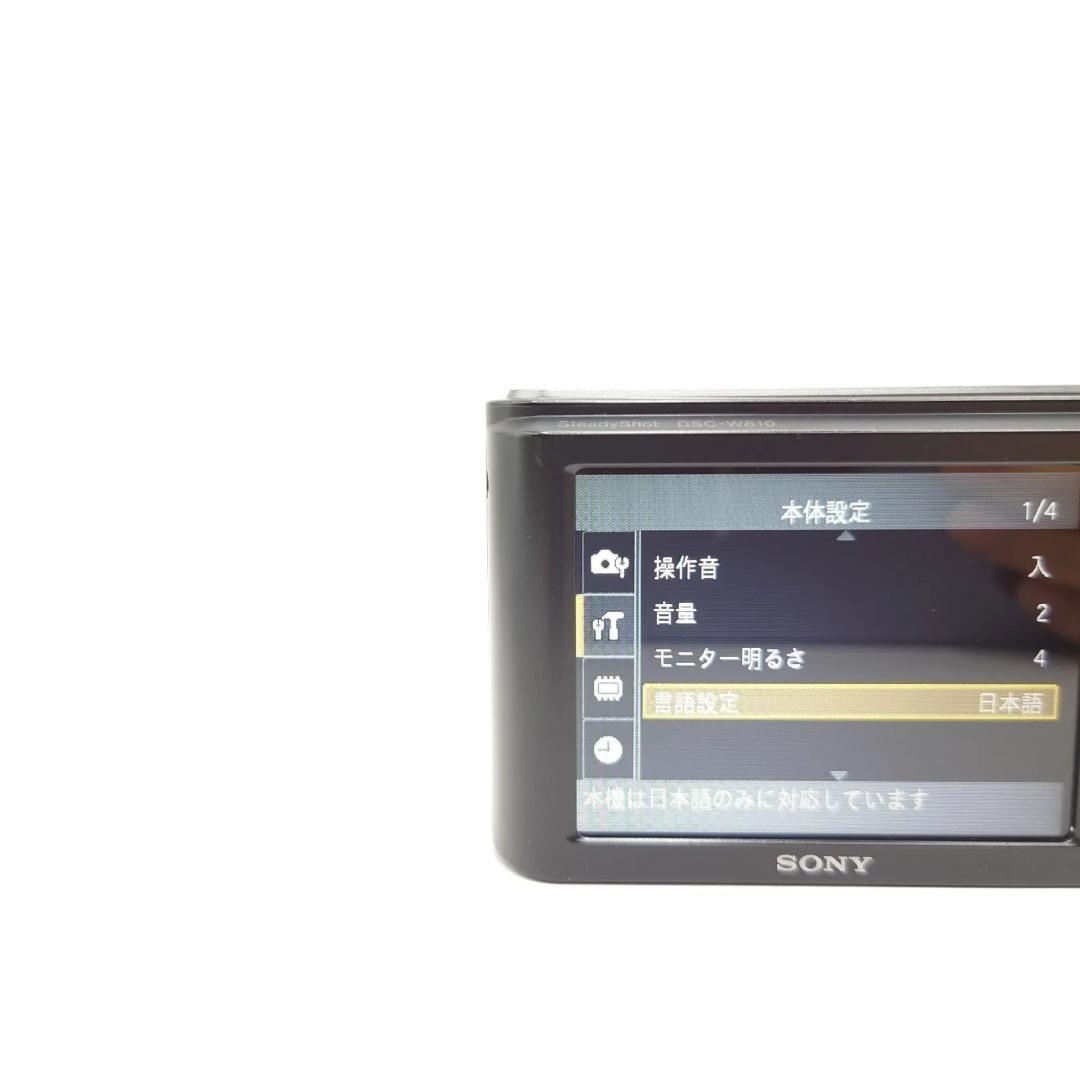 Sony Cyber-shot DSC-W810 ソニー ブラック　動作確認済み