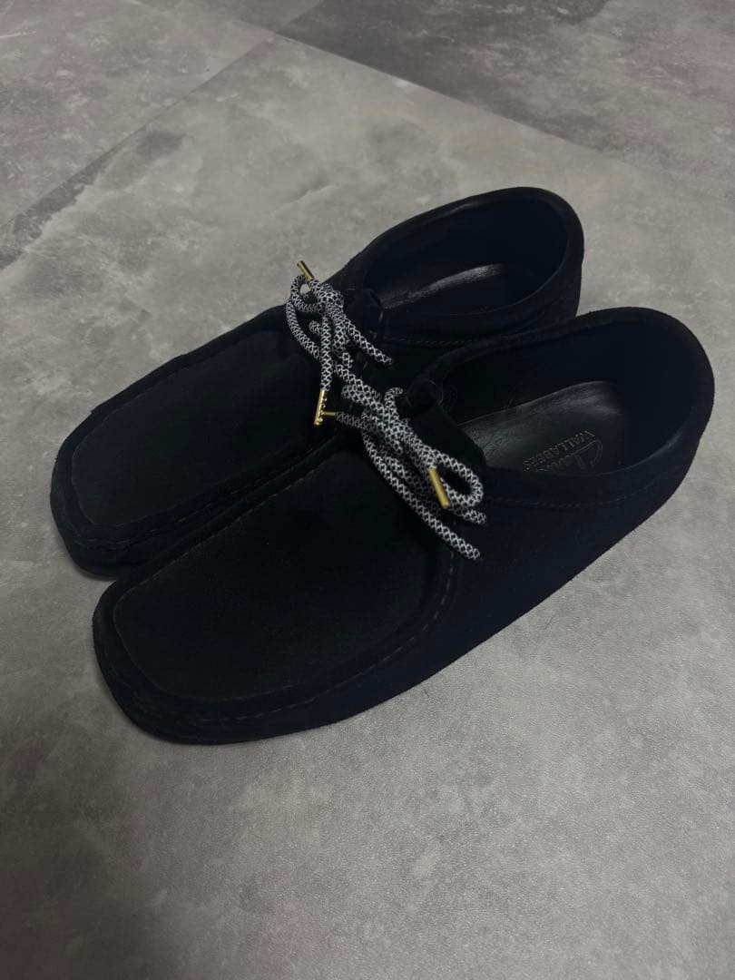【Clarks】WALLABEES ブラック