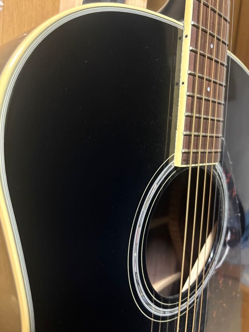 エレアコ YAMAHA LL6 黒 ケース チューナー ストラップ ピック 弦付