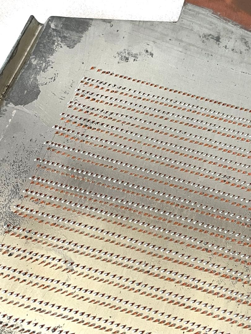 一竿子忠綱　手打　両面　銅製おろし金　大型サイズ　1番