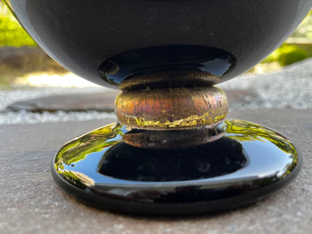 カメイガラス　ガラス製　花瓶　アンティーク