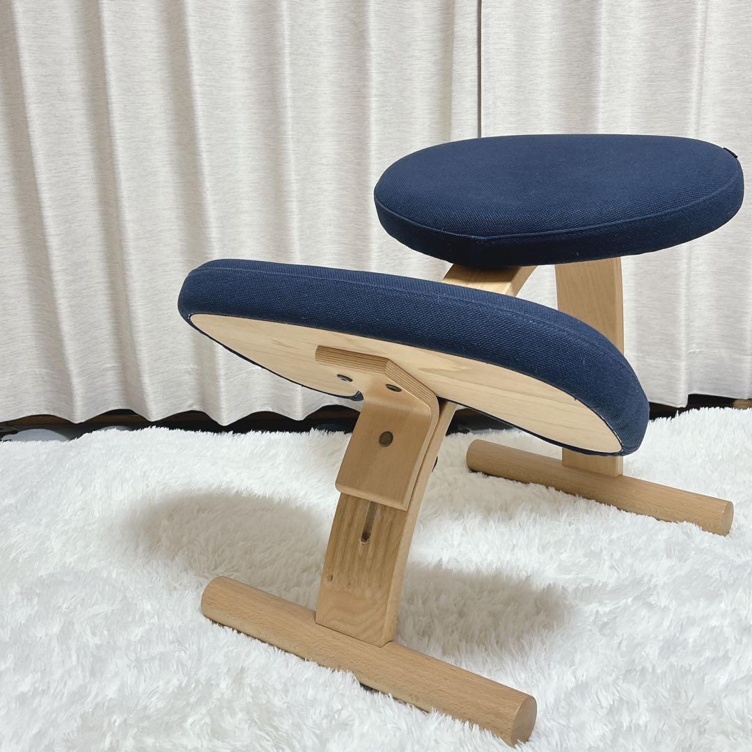 リボ社 サカモトハウス バランスチェア バランスイージー ネイビー