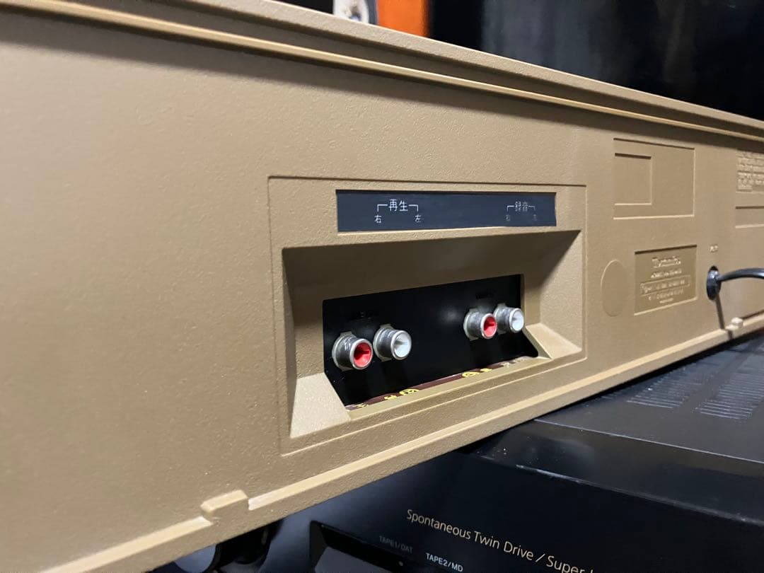 【動作品】Technics RS- M13 カセットデッキ／カセットテープ付き