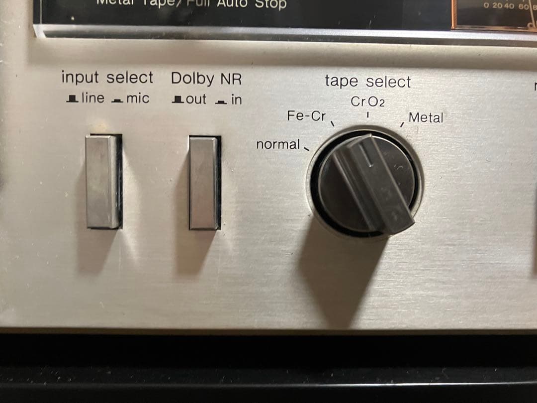 【動作品】Technics RS- M13 カセットデッキ／カセットテープ付き