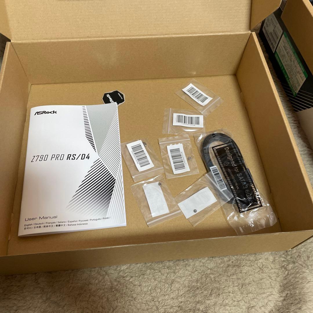 CORE i7 13700KFとASRock Z790 PRO RS/D4