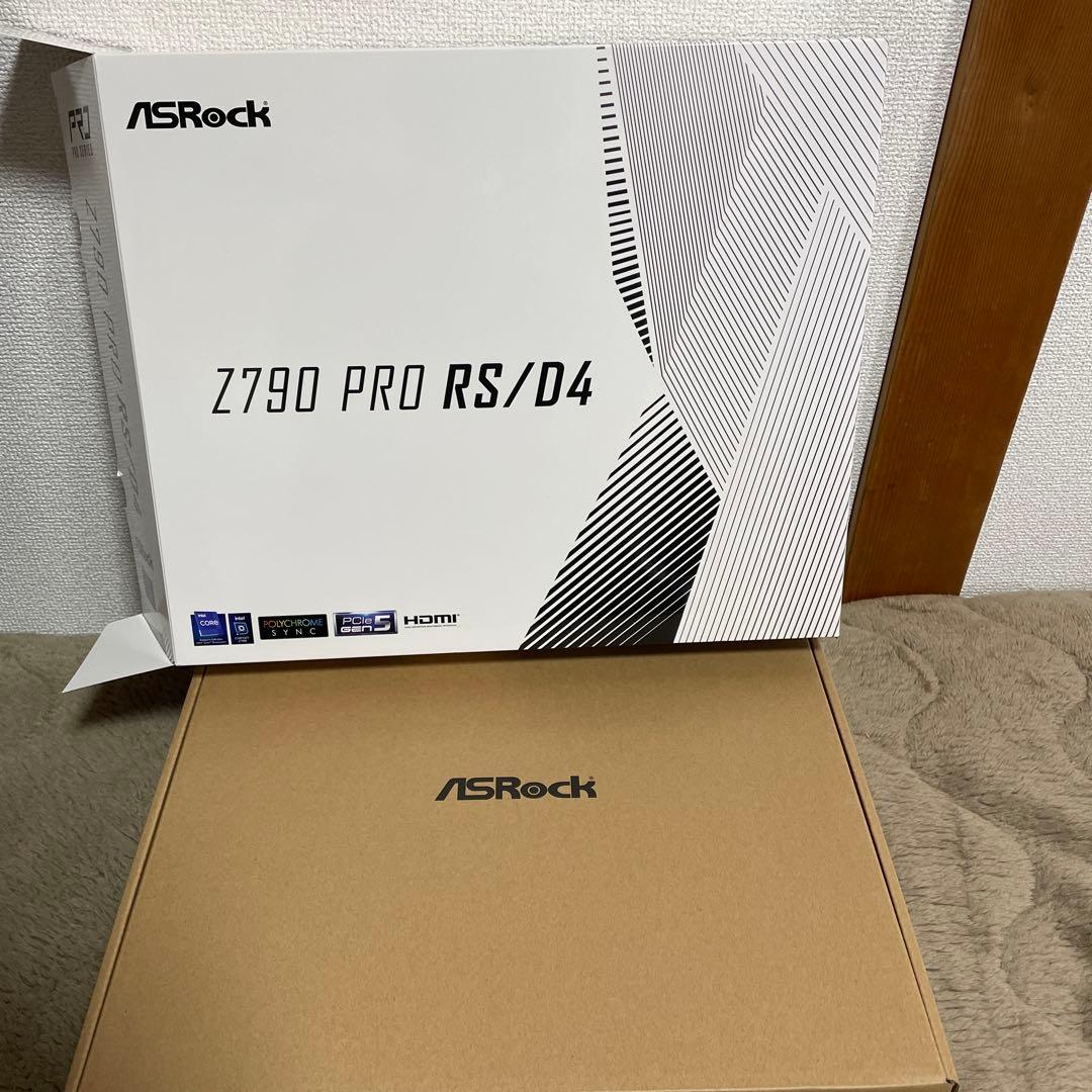 CORE i7 13700KFとASRock Z790 PRO RS/D4