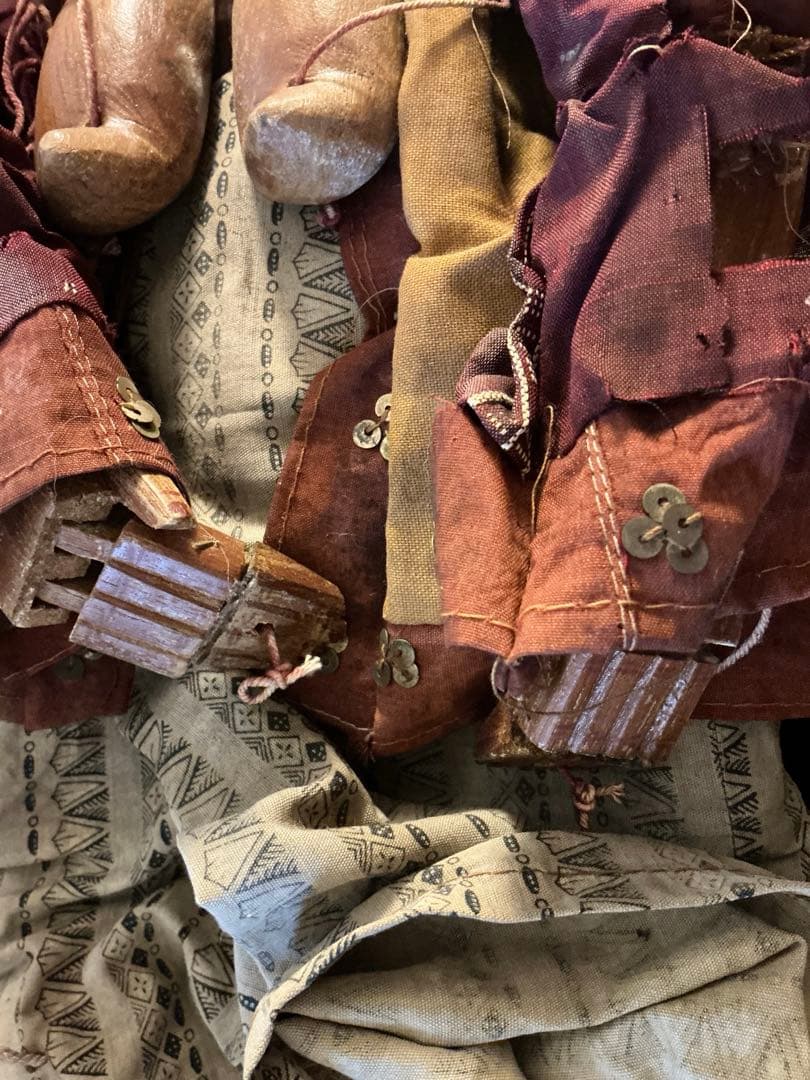 ⭐️激レア⭐️ビルマ人形⭐️伝統的な木製人形のマリオネット⭐️アンティーク‼️ヴィンテージ