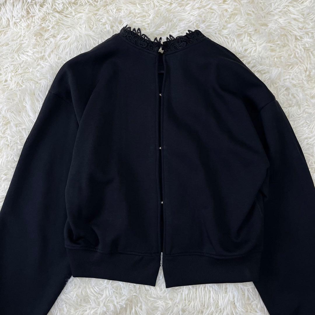 【新品タグ付き】BEARDSLEY レースコンビ2WAYトレーナー