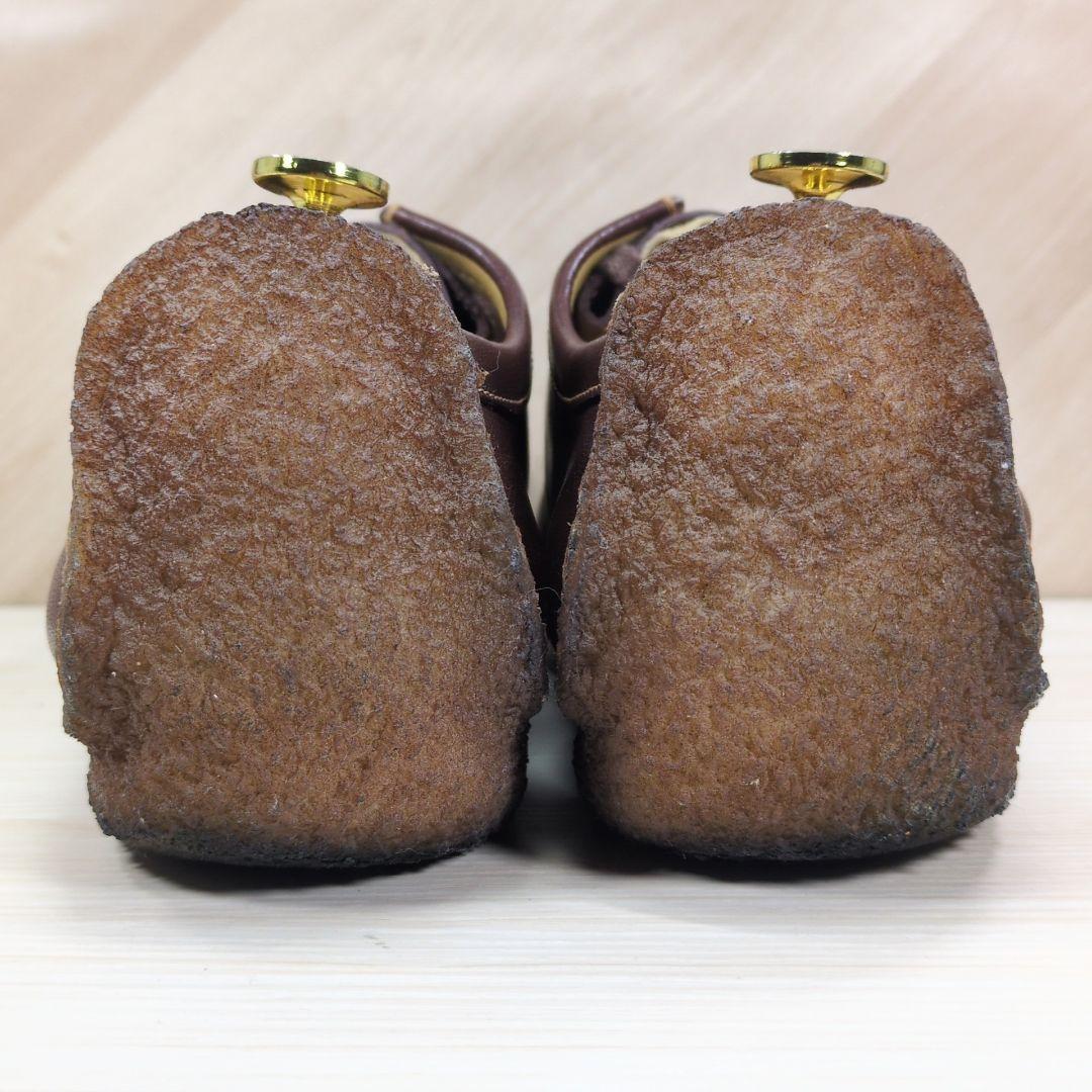 クラークス 27.0cm ナタリー ワラビー レザー ブラウン S528