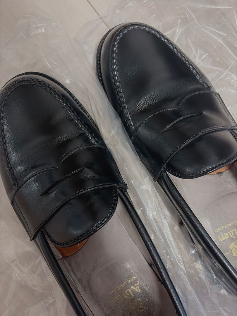 Alden US7D カーフローファー　ブラック　箱無し