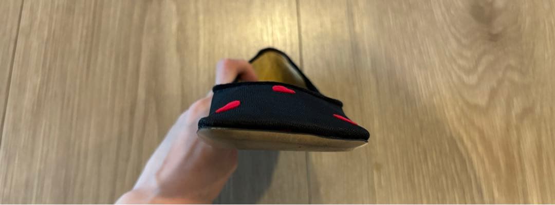 PIPICHIC / ハート柄 スクエアトゥ フラットシューズ