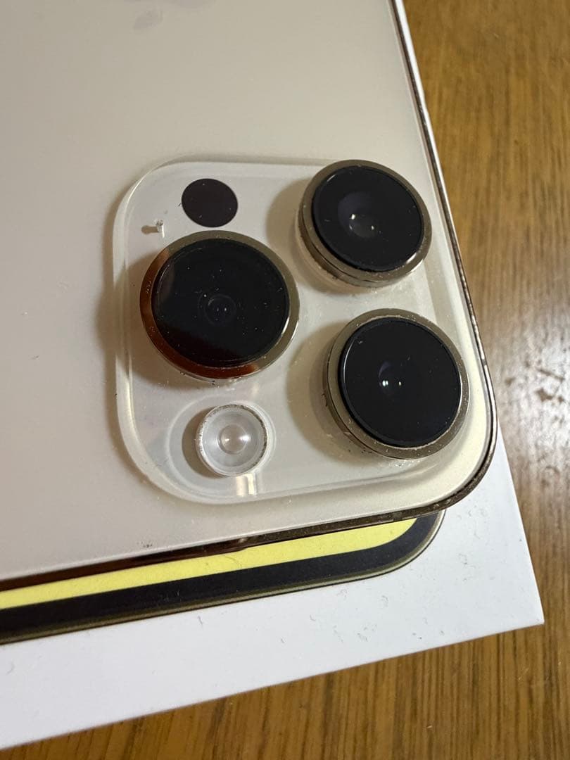 iPhone 14 Pro 本体　ゴールド　128GB 箱付き　純正ケーブル付