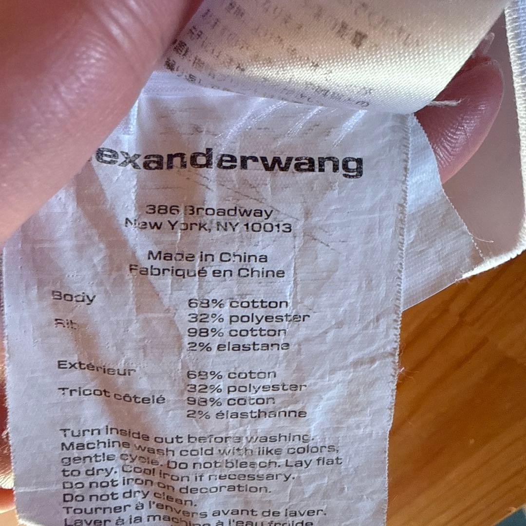 ★なかのさま限定★alexanderwang ホワイト クルーネック トレーナー