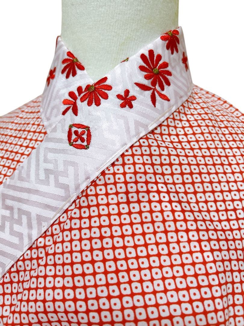 お買い得品♡七五三　7歳　女の子　フルセット　一式　朱色