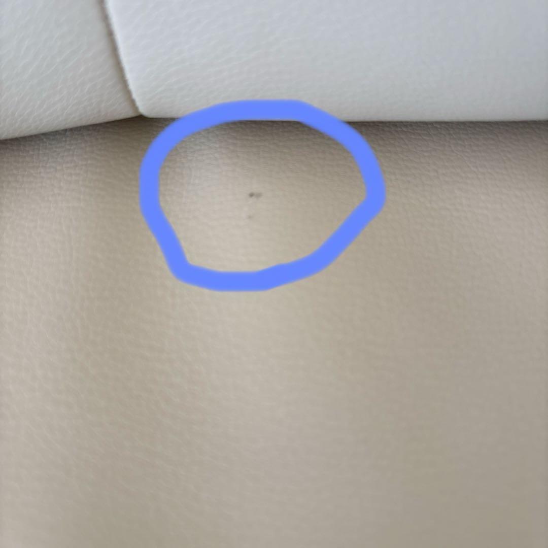 アイボリー 合成皮革 ソファ