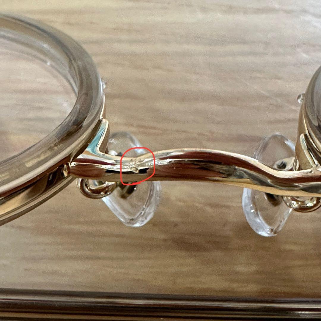 NEW. メガネ　眼鏡　ERI C2 clear brown