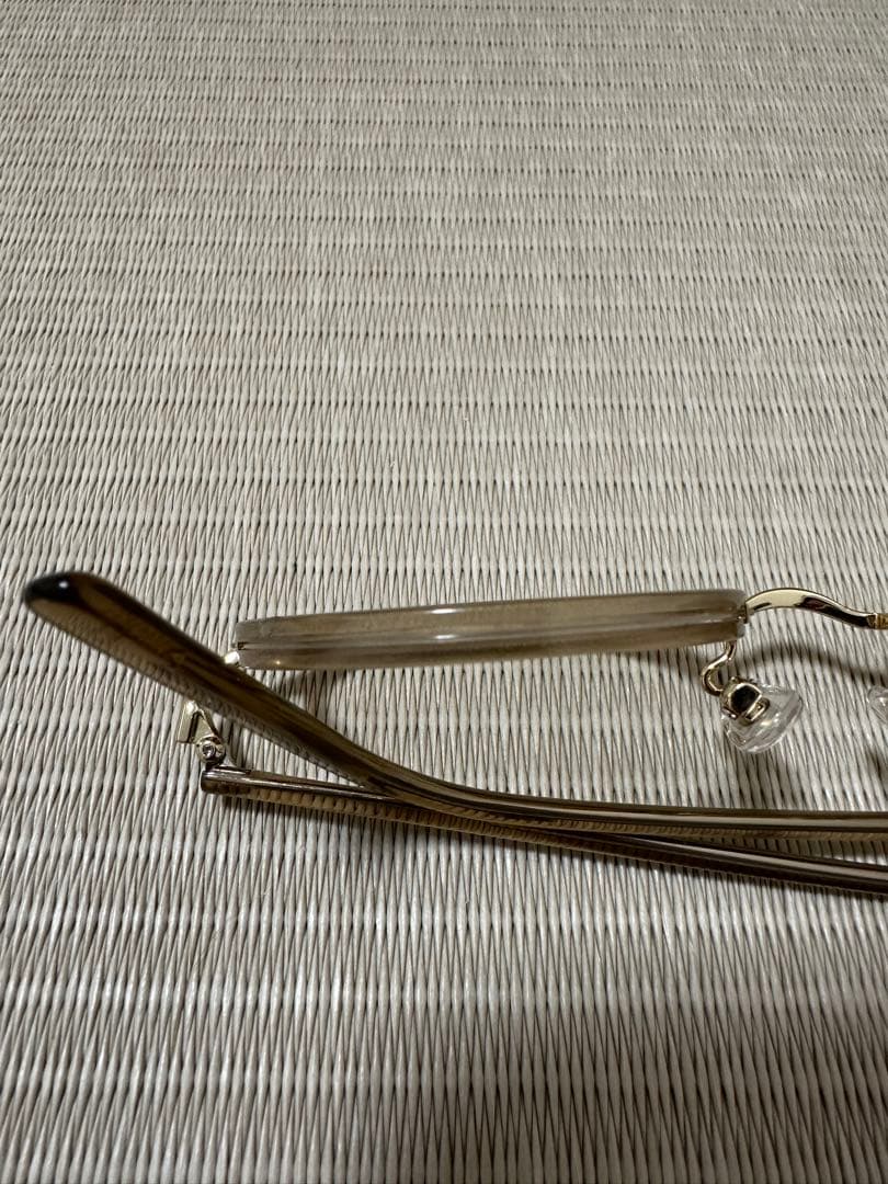 NEW. メガネ　眼鏡　ERI C2 clear brown