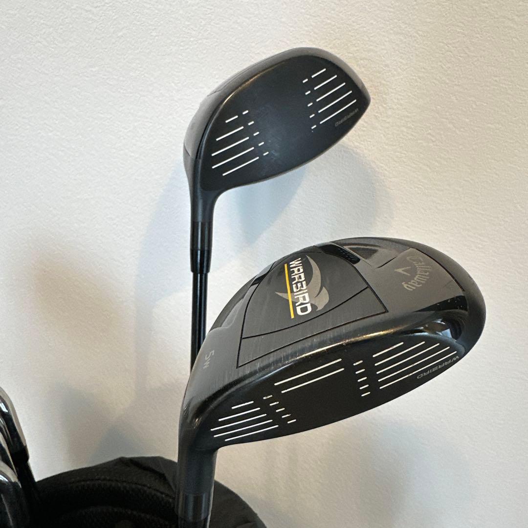 ユウ‼️現行型キャロウェイ メンズ用ゴルフセット✨️初心者S右キャディバッグ付