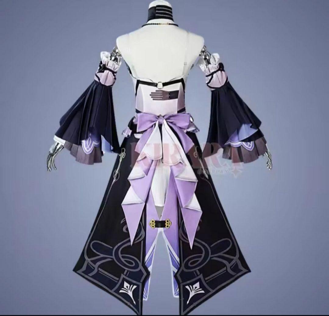 崩壊スターレイル　マダムヘルタ　コスプレ　衣装　XXXLサイズ　ウィッグ靴付