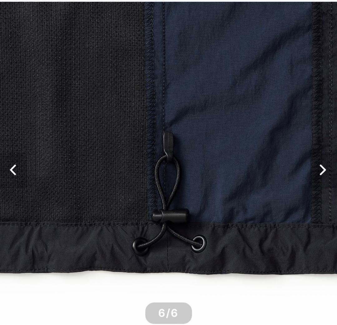 エブリワン　two-tone light weight nylon jacket